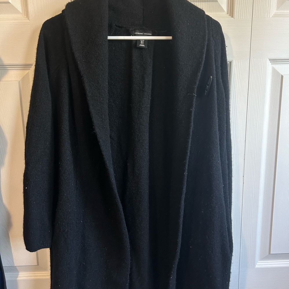 Long Black Cardigan